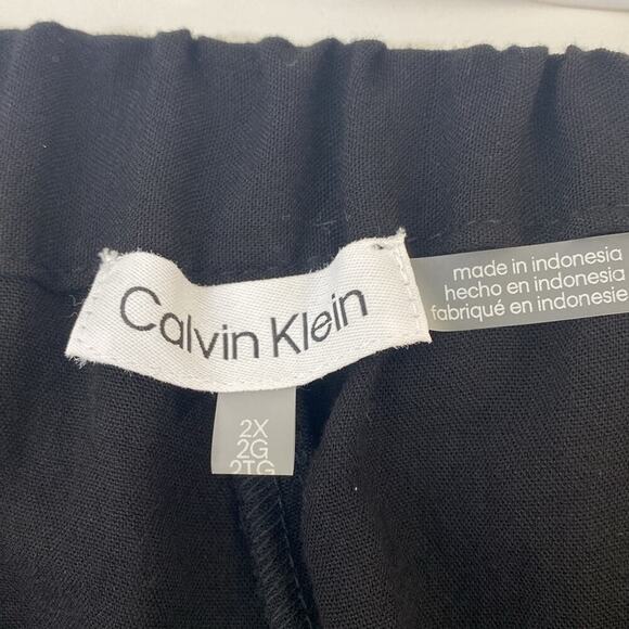 Calvin klein Trouser Pants Women's 2X Black - Picture 5 of 8
